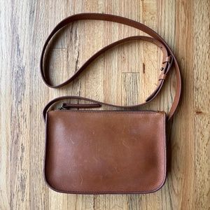 Brown Leather Crossbody Bag